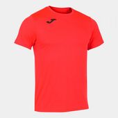Joma Mens Record II Short Sleeve Tshirt 102227 CORAL FLUOR Primary