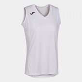 Joma Womens/Girls Cancha III Tshirt Sleeveless 901129 WHITE Primary