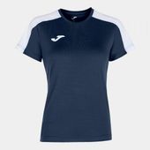 Joma Womens/Girls Academy Short Sleeve Tshirt 901141 NAVY-WHITE Primary