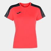 Joma Womens/Girls Academy Short Sleeve Tshirt 901141 CORAL Primary