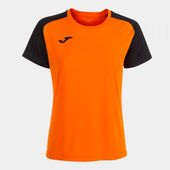 Joma Womens Academy IV Short Sleeve Tshirt 901335 ORANGE-BLACK Primary