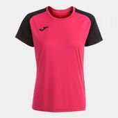 Joma Womens Academy IV Short Sleeve Tshirt 901335 FUCHSIA-BLACK Primary