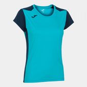 Joma Womens Record II Short Sleeve Tshirt 901398 FLUOR TURQUOISE Primary