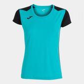 Joma Womens Record II Short Sleeve Tshirt 901398 TURQUOISE Primary