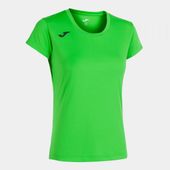 Joma Womens Record II Short Sleeve Tshirt 901400 SAFETY GREEN Primary