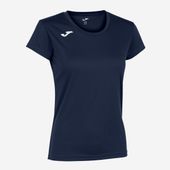 Joma Womens Record II Short Sleeve Tshirt 901400 NAVY BLUE Primary