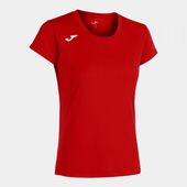 Joma Womens Record II Short Sleeve Tshirt 901400 RED Primary