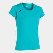 Joma Womens Record II Short Sleeve Tshirt 901400 TURQUOISE Primary