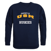 W Republic Property Of Crewneck Southern Maine Huskies 545-459