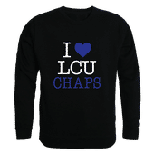 W Republic I Love Crewneck Lubbock Christian Chaparrals 552-465