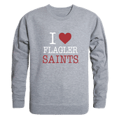 W Republic I Love Crewneck Flagler College Saints 552-466