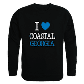W Republic I Love Crewneck Coastal Georgia Mariners 552-484