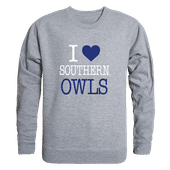 W Republic I Love Crewneck Southern Connecticut Owls 552-490