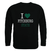 W Republic I Love Crewneck Fitchburg State Falcons 552-519