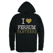 W Republic I Love Hoodie Ferrum Panthers 553-452