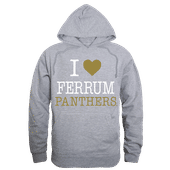 W Republic I Love Hoodie Ferrum Panthers 553-452