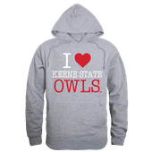 W Republic I Love Hoodie Keene St College Owls 553-453