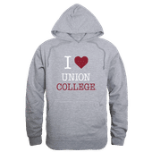 W Republic I Love Hoodie Union College Bulldogs 553-461
