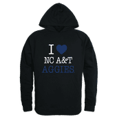 W Republic I Love Hoodie North Carolina A&T Aggies 553-470