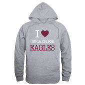 W Republic I Love Hoodie University Of Wisconsin-La Crosse Eagles 553-477