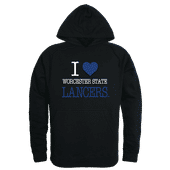 W Republic I Love Hoodie Worcester State Lancers 553-478