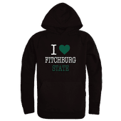 W Republic I Love Hoodie Fitchburg State Falcons 553-519