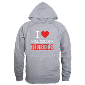 W Republic I Love Hoodie Hill College Rebels 553-523