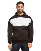 Jerzees Unisex Nublend Billboard Hooded Sweatshirt 98CR BLACK INK/ WHITE Primary