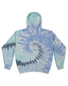 Tie-Dye Unisex Cloud Hooded Sweatshirt CD8600 LAGOON Primary