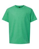 Gildan Youth Softstyle T-Shirt G640B HEATHER IRISH GREEN Primary