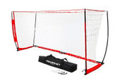 Powernet Soccer Goal 8X4 Portable Bow Style Net 1 Goal W/ Carrying Bag S002
