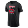 Nike MiLB Adult Short Sleeve Cotton Tee Carolina Mudcats N199