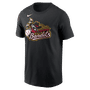 Nike MiLB Adult Short Sleeve Cotton Tee Quad Cities River Bandits N199