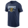 Nike MiLB Adult Short Sleeve Cotton Tee Charleston Riverdogs N199