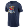 Nike MiLB Adult Short Sleeve Cotton Tee Toledo Mud Hens N199