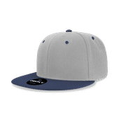 Decky 6 Panel High Profile Structured Acrylic/Polyester Snapback 6020 GREY/NAVY Primary