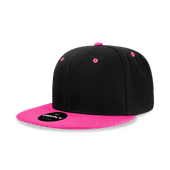 Decky 6 Panel High Profile Structured Acrylic/Polyester Snapback 6020
