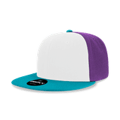 Decky 6 Panel High Profile Structured Acrylic/Polyester Snapback 6020