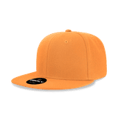 Decky 6 Panel High Profile Structured Acrylic/Polyester Snapback 6020 ORANGE Primary