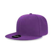 Decky 6 Panel High Profile Structured Acrylic/Polyester Snapback 6020