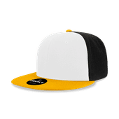 Decky 6 Panel High Profile Structured Acrylic/Polyester Snapback 6020