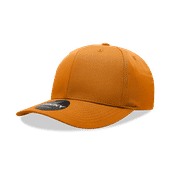 Decky 6 Panel Mid Profile Structured Cotton/Poly Blend Cap 6022