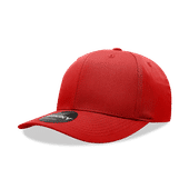 Decky 6 Panel Mid Profile Structured Cotton/Poly Blend Cap 6022