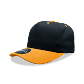 Decky 5 Panel Mid Profile Structured Cotton/Poly Blend Cap 6024