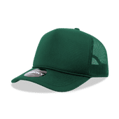 Decky 5 Panel Mid Profile Structured Foam Trucker 6025 FOREST Primary