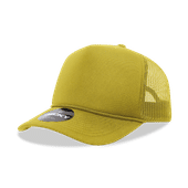 Decky 5 Panel Mid Profile Structured Foam Trucker 6025 GOLD Primary