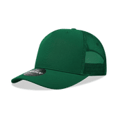 Decky 5 Panel Mid Profile Structured Cotton/Poly Blend Trucker 6030