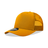 Decky 5 Panel Mid Profile Structured Cotton/Poly Blend Trucker 6030