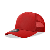 Decky 5 Panel Mid Profile Structured Cotton/Poly Blend Trucker 6030