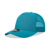 Decky 5 Panel Mid Profile Structured Cotton/Poly Blend Trucker 6030